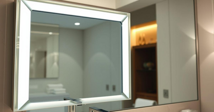Descubra como escolher o espelho bisotado para banheiro ideal para sua decoração